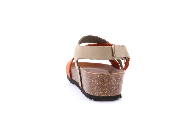 Sandalo in sughero naturale | LEFT SB0073 - MATTONE-BEIGE | Grünland