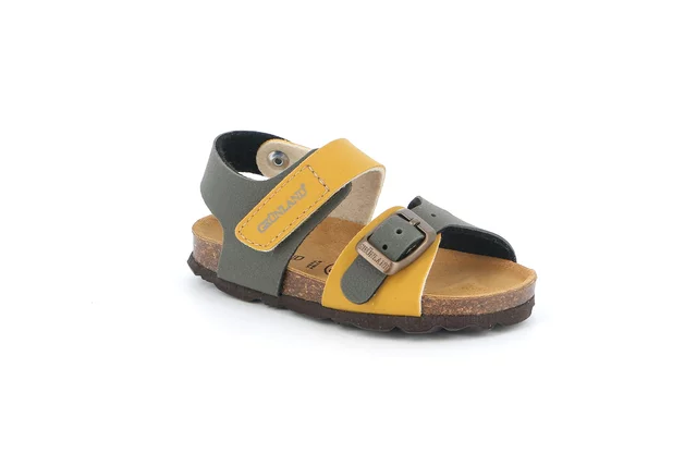 Sandal with tear closure and Buckle | ARIA SB0231 - OCRA-MIX | Grünland Junior