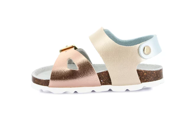 Children's cork in sandal | ARIA SB0389 - ARGENTO-MULTI | Grünland Junior