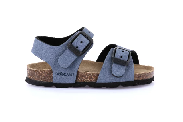 Sandaletto con doppia fibbia | ARIA SB0634 - JEANS | Grünland Junior