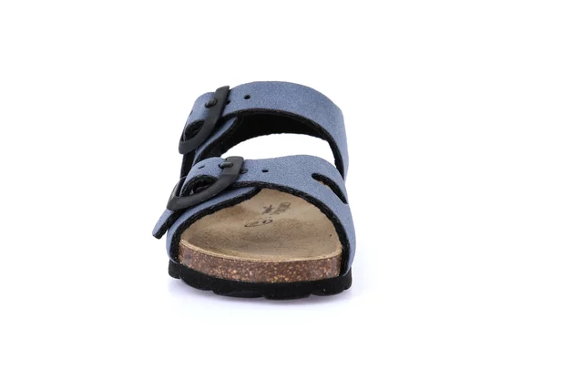 Sandaletto con doppia fibbia | ARIA SB0634 - JEANS | Grünland Junior
