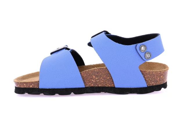 Cork sandal with double buckle SB0901 - JEANS | Grünland Junior