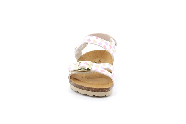 Sandalo in sughero | LUCE  SB0960 - PLATINO-MULTI | Grünland Junior