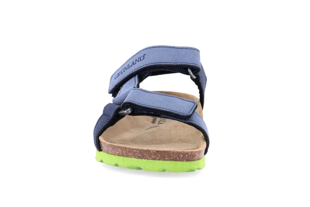 Sandaletto in sughero sportivo | LUCE SB1107 - BLU-JEANS | Grünland Junior
