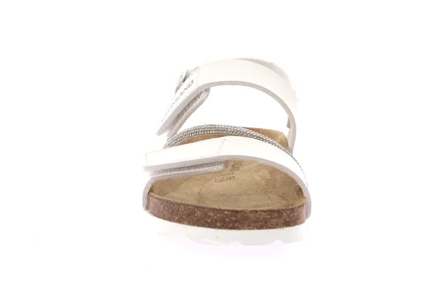 Sandalo con doppio strappo e tubicini SB1136 - PERLA | Grünland Junior