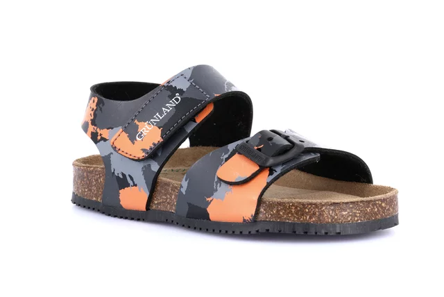 META camouflage sandal SB1161 - arancio nero