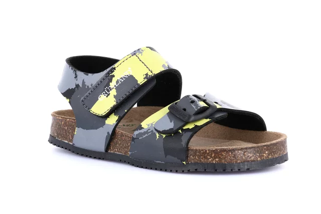 META camouflage sandal SB1161 - lime nero