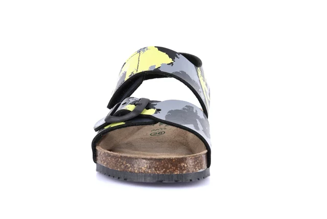 META camouflage sandal SB1161 - LIME-NERO | Grünland Junior