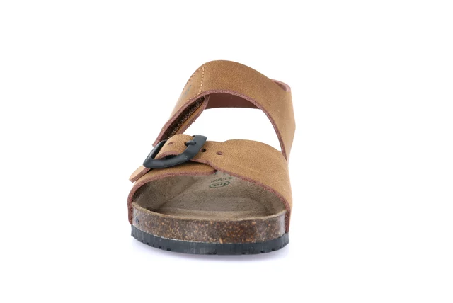 Sandal with hook-and-loop | META SB1162 - CUOIO | Grünland Junior