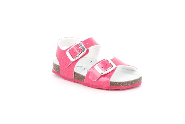 Sandal AFRE with double buckle SB1258 - fuxia