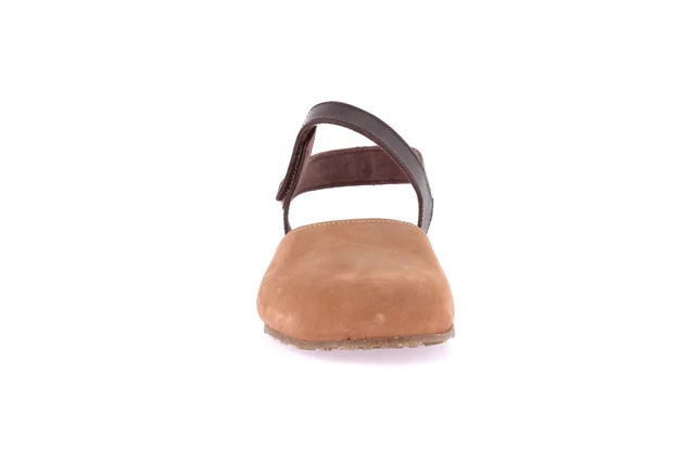 SAPP sandal with hook-and-loop closure SB1351 - CUOIO-MARRONE | Grünland