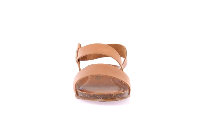 Sandalo basic in pelle | SAPP SB1355 - CUOIO | Grünland