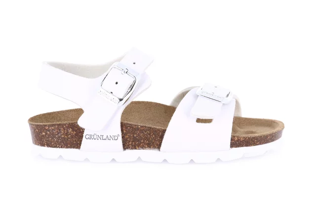 Double band sandal | JUNIOR SB1569 - WHITE | Grünland Junior