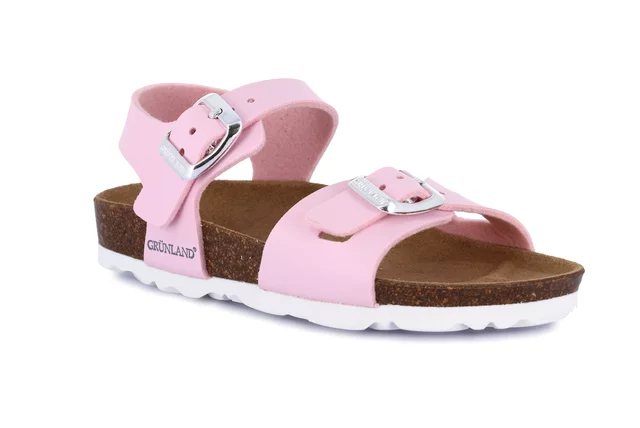 Sandalo doppia fascia | JUNIOR SB1569 - rosa
