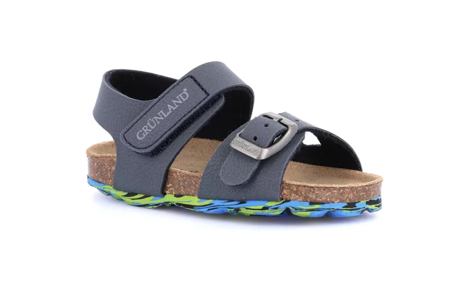 Children's cork sandal | ARIA SB1640 - BLU-MULTI | Grünland Junior