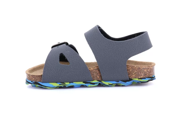 Children's cork sandal | ARIA SB1640 - BLU-MULTI | Grünland Junior