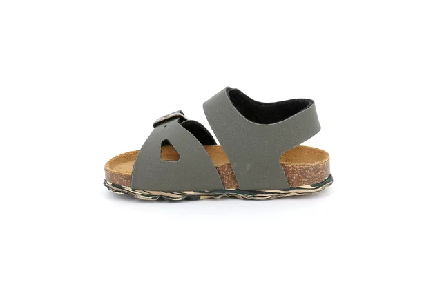 Children's cork sandal | ARIA SB1640 - OLIVA-MULTI | Grünland Junior