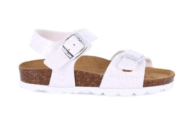 Junior double band sandal | LUCE SB1656 - WHITE | Grünland Junior