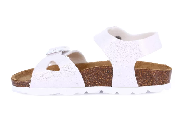 Junior double band sandal | LUCE SB1656 - WHITE | Grünland Junior