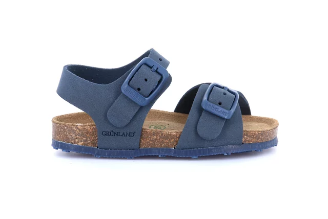 First steps sandal with double buckle | AFRE SB1800 - BLUE | Grünland Junior