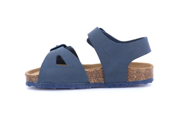 First steps sandal with double buckle | AFRE SB1800 - BLUE | Grünland Junior