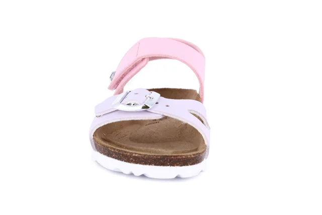 Sandalo con chiusura a strappo | LUCE SB1831 - GLICINE-ROSA | Grünland Junior