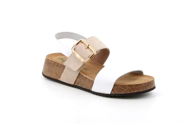 Leather sandal | ENNA SB2043 - beige