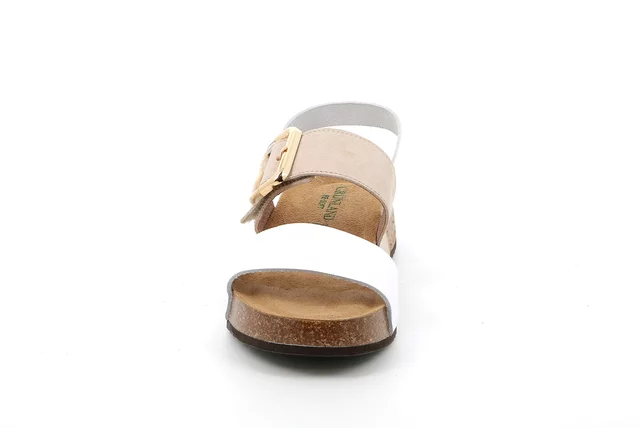 Sandalo in pelle | ENNA SB2043 - BEIGE | Grünland