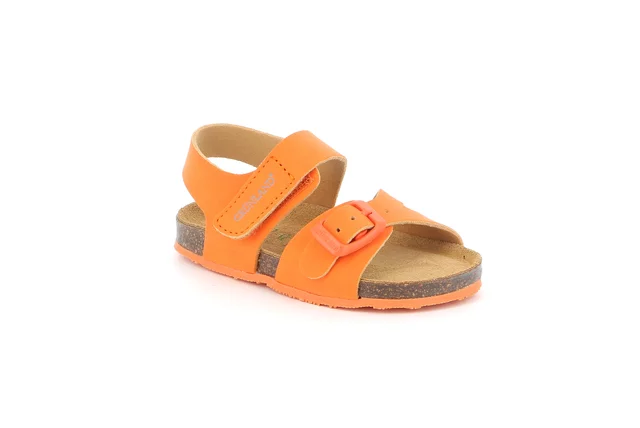 Sandalo primi passi strappo + fibbia | AFRE SB2135 - arancio