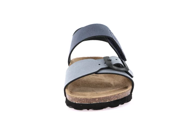 Sandal with bicolor hook-and-loop SB2408 - JEANS-BLU | Grünland Junior