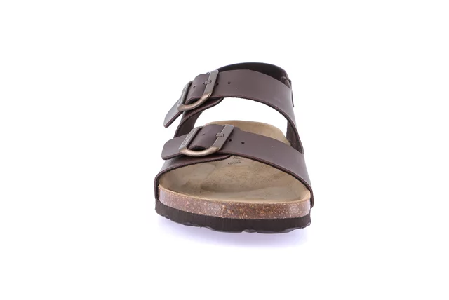 Herrensandale aus Kork | BOBO SB3005 - Schlecht - TESTA DI MORO  