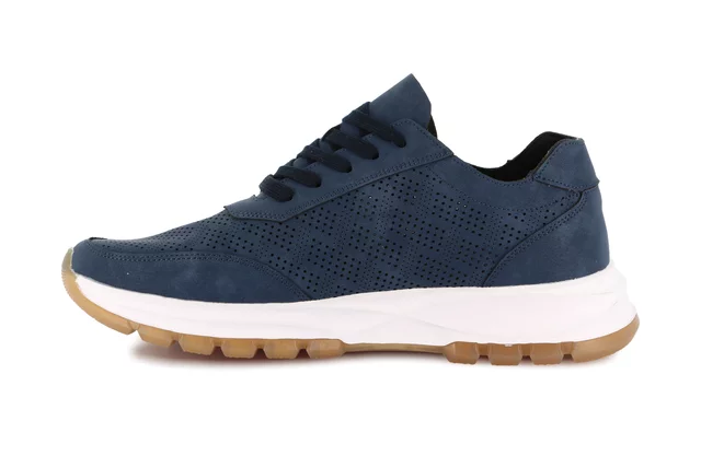 Men's sneakers with micro perforations | BOST SC0197 - BLUE | Grünland