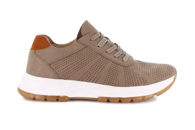 Men's super sporty shoe with perforations | BOST SC0793 - TAUPE | Grünland