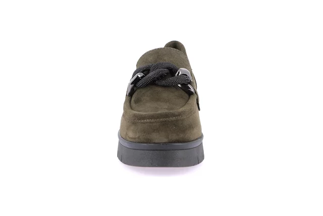 City suede moccasin | REXX SC2141 - OLIVA | Grünland