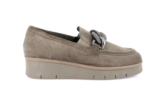 City suede moccasin | REXX SC2141 - TAUPE | Grünland