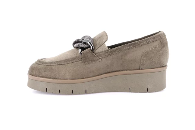 City suede moccasin | REXX SC2141 - TAUPE | Grünland