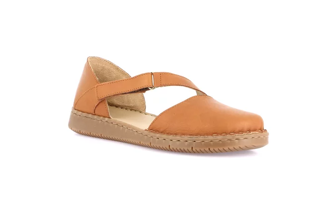 Offener Schuh mit natürlichem Komfort | INAD SC2159 - cuoio