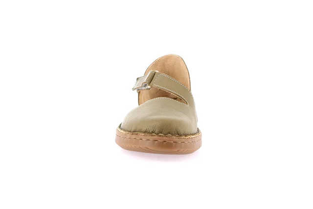 Offener Schuh mit natürlichem Komfort | INAD SC2159 - OLIVA | Grünland