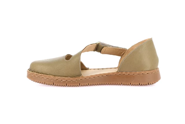 Offener Schuh mit natürlichem Komfort | INAD SC2159 - OLIVA | Grünland