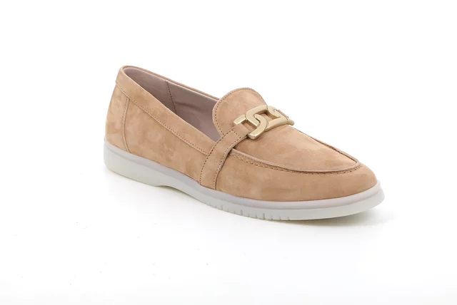 Moccasin in suede | TACO SC2840 - cuoio