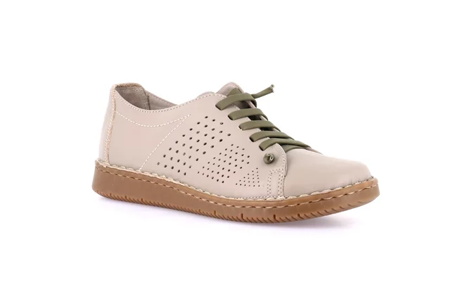 Comfort shoe in leather | INAD SC2842 - taupe