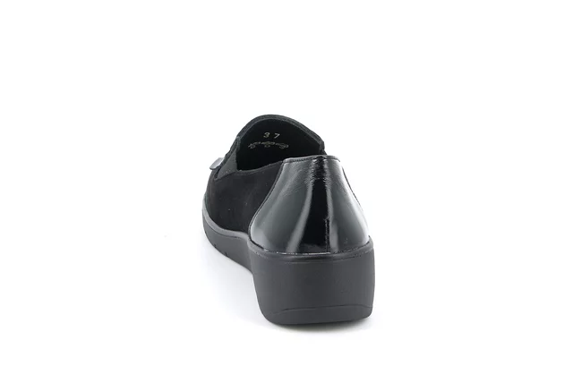 Comfort slip on with tassels | NETA SC2872 - BLACK | Grünland
