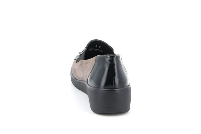 Sneaker comfort | NETA SC2872 - TAUPE-NERO | Grünland