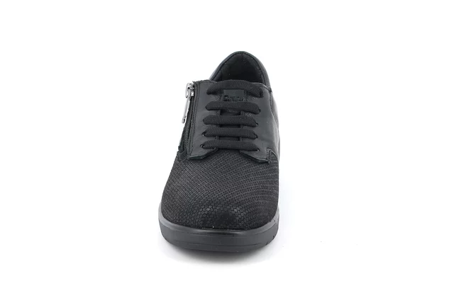 Comfort laced sneaker | NETA SC2876 - BLACK | Grünland