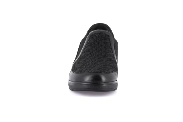 Comfort slip on in stretch material | NETA SC2877 - BLACK | Grünland