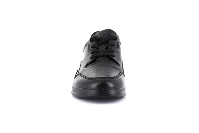 Lace-up in genuine leather | BONN SC2955 - BLACK | Grünland