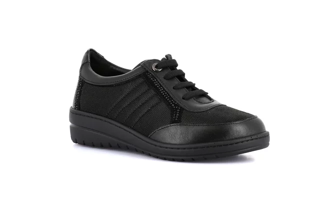 Comfort Sneaker | NILE SC4204 - BLACK | Grünland