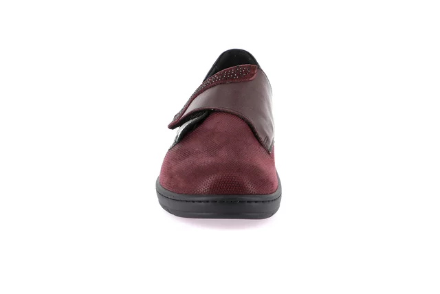 Komfort Sneaker | NILE SC4206 - BORDEAUX | Grünland