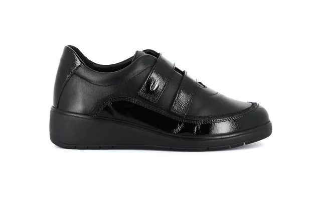 Komfort Sneaker | NETA SC4209 - SCHWARZ | Grünland