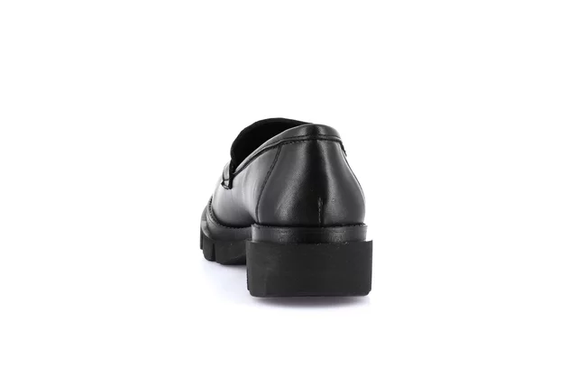 Mocassino in vera pelle | ROCE SC4318 - NERO | Grünland